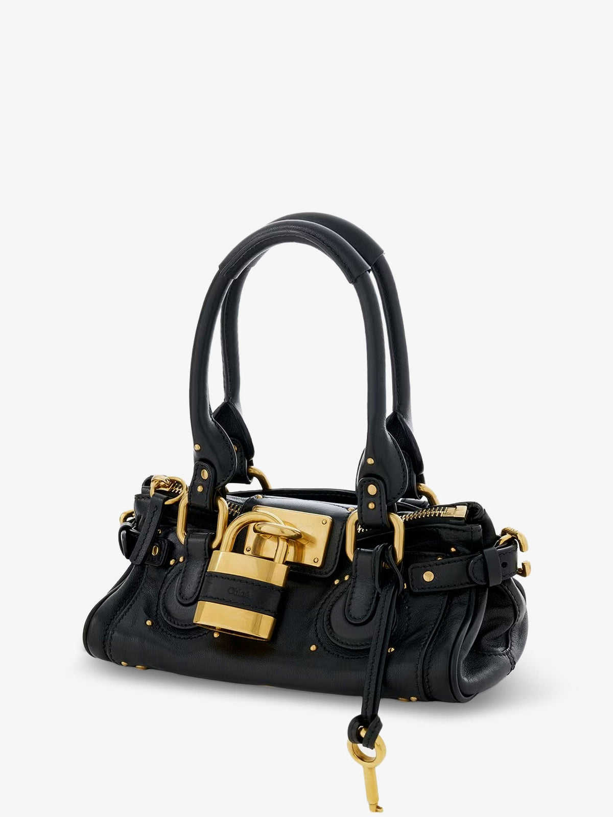 Chloe' Paddington Small Leather Handbag - Black