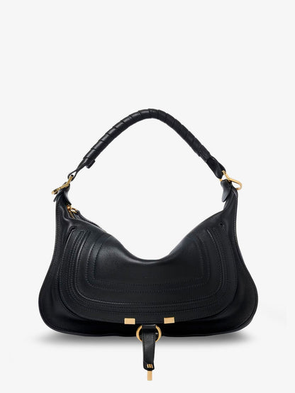 Chloe' Marcie Small leather shoulder bag - Black