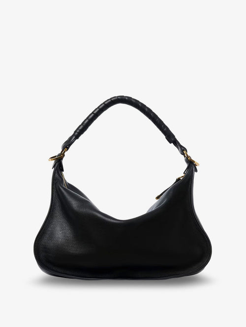 Chloe' Marcie Small leather shoulder bag - Black