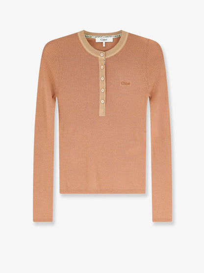 CHLOE' - Ribbed wool T-Shirt