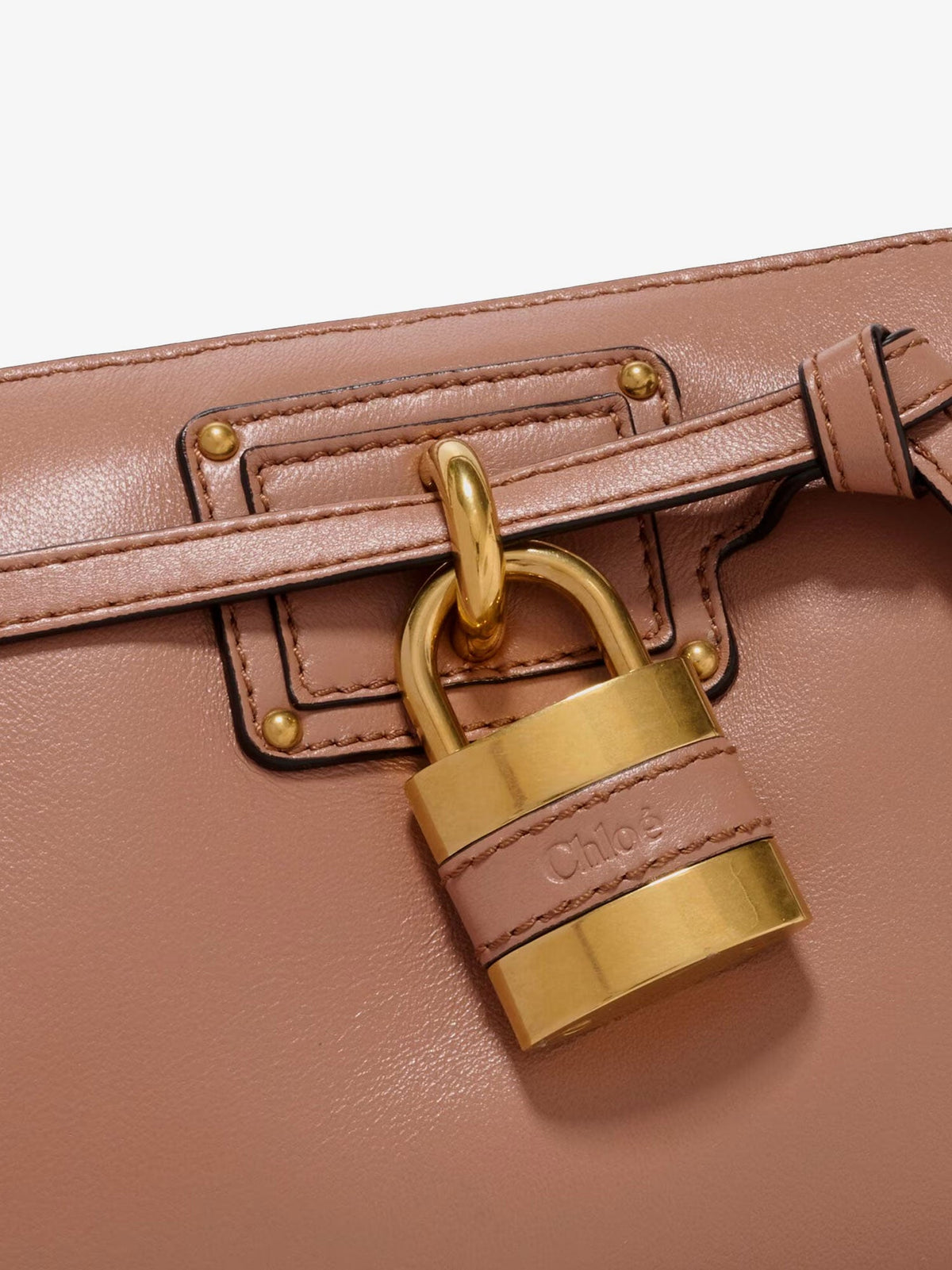 Chloé Paddington Sling Leather Shoulder Bag - Tawnybrown
