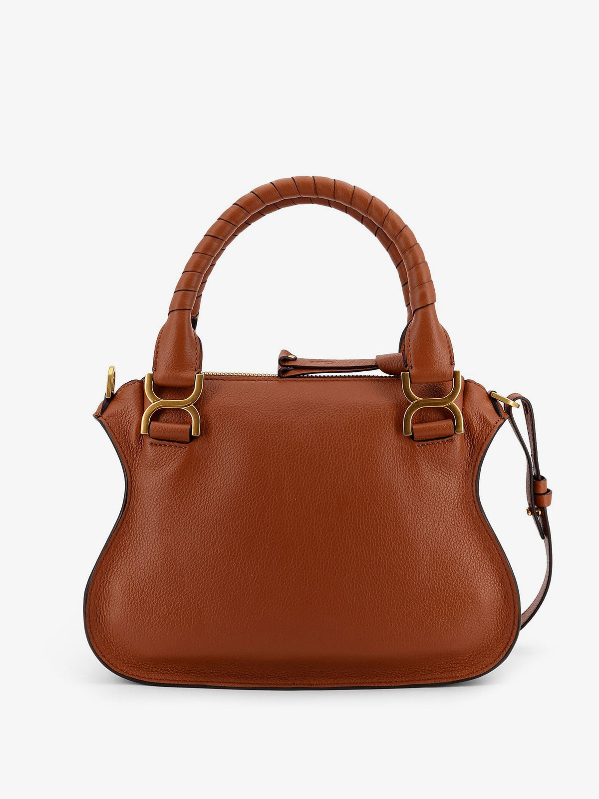 Chloe' Marcie Small Leather Shoulder Bag - Tan