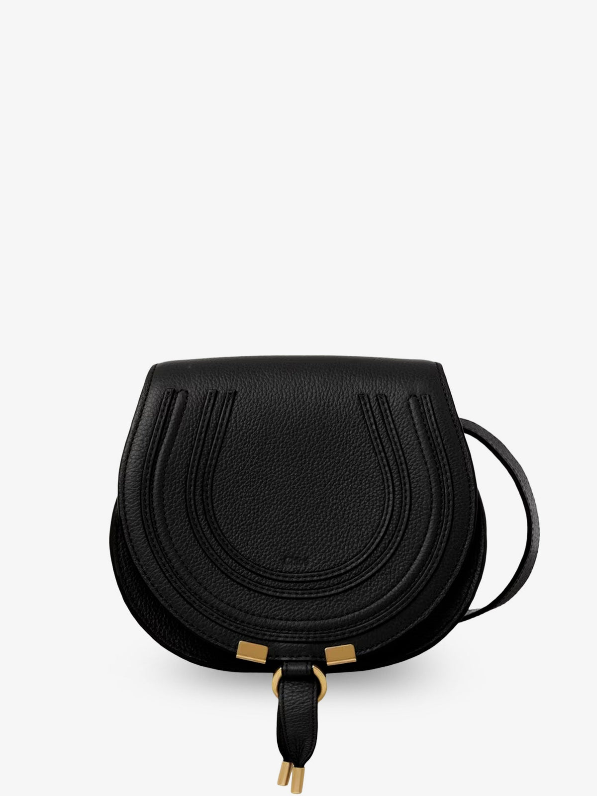 Chloé Marcie Leather shoulder bag - Black