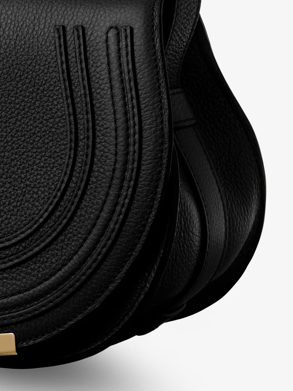 Chloé Marcie Leather shoulder bag - Black