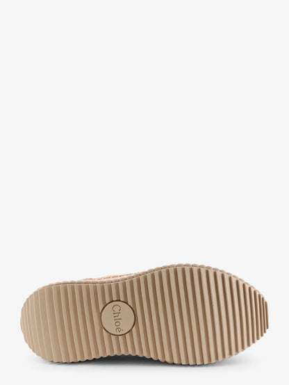 CHLOE' - Nama low-top sneakers in mesh with suede inserts