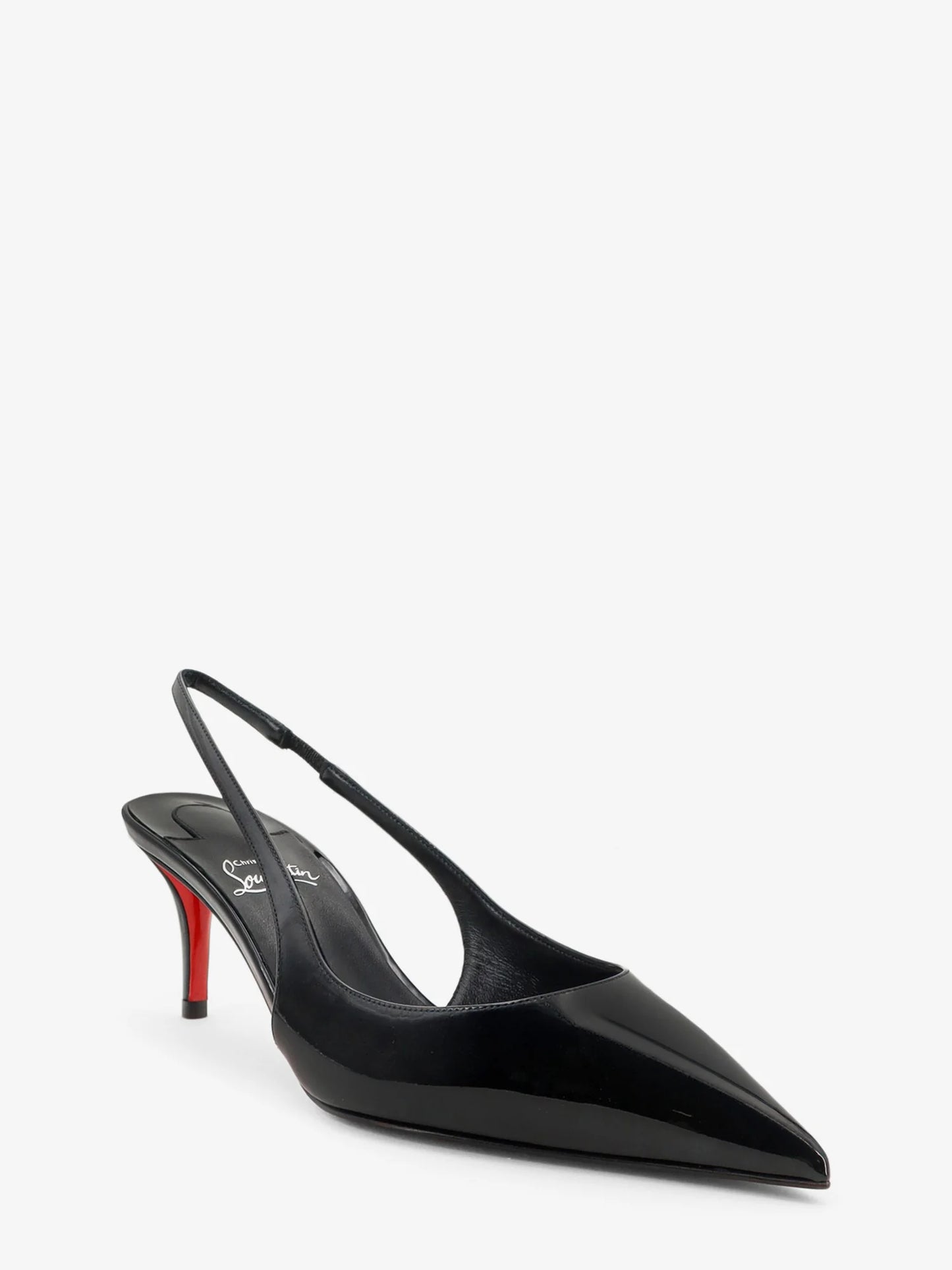 CHRISTIAN LOUBOUTIN - Miss Z patent leather slingback pumps