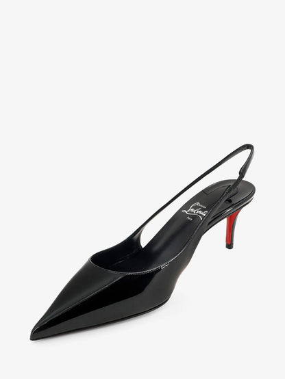 CHRISTIAN LOUBOUTIN - Miss Z patent leather slingback pumps