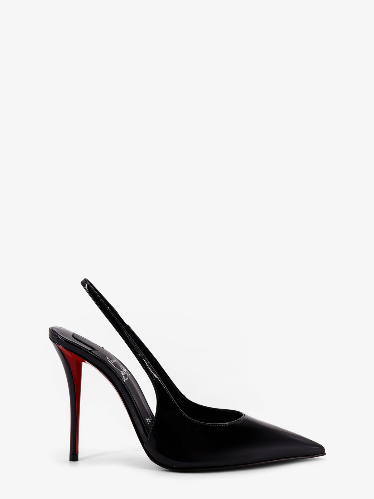 Christian Louboutin Miss Z patent leather slingback décolleté - Black