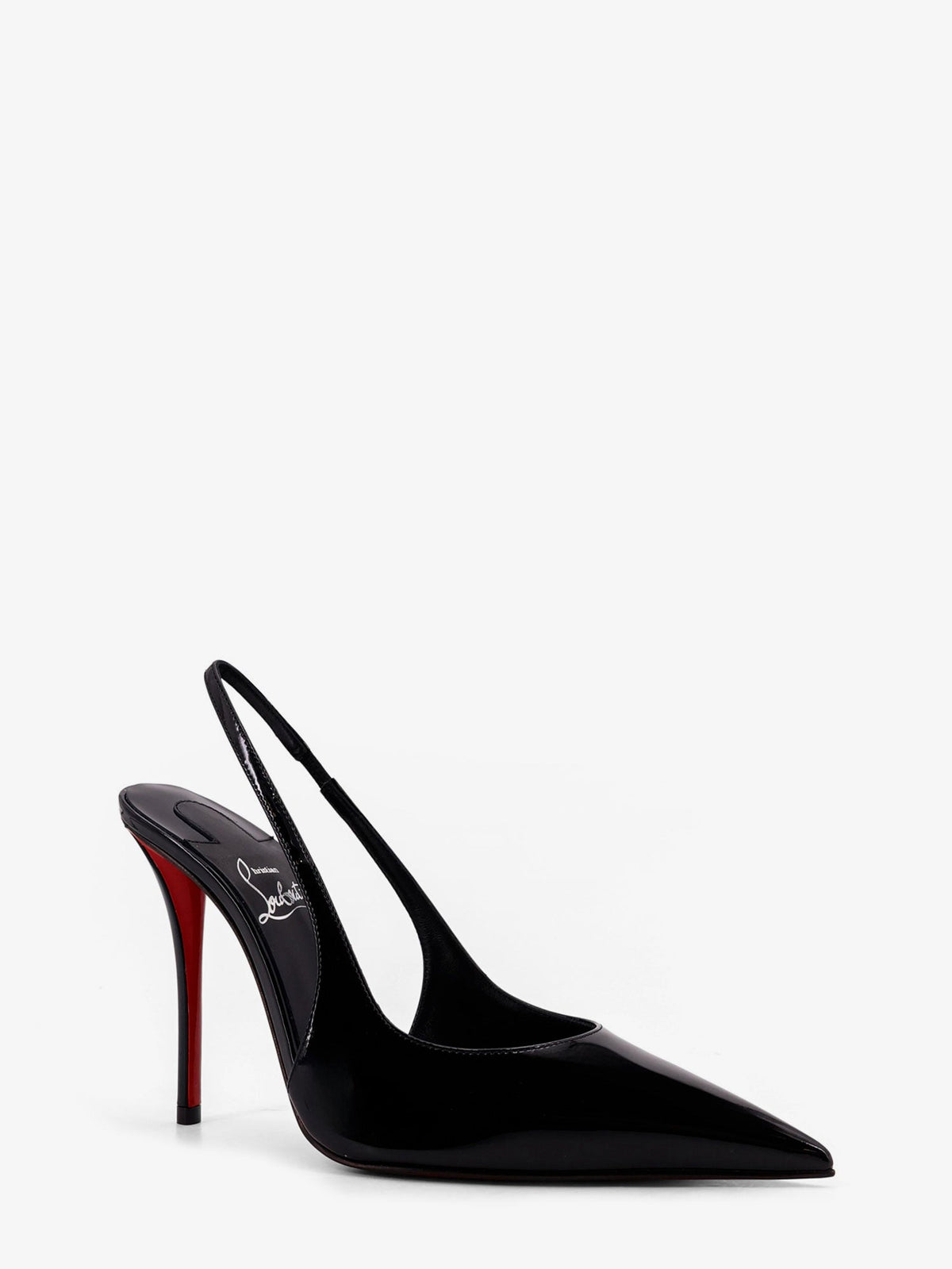 Christian Louboutin Miss Z patent leather slingback décolleté - Black