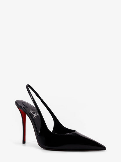 Christian Louboutin Miss Z patent leather slingback décolleté - Black