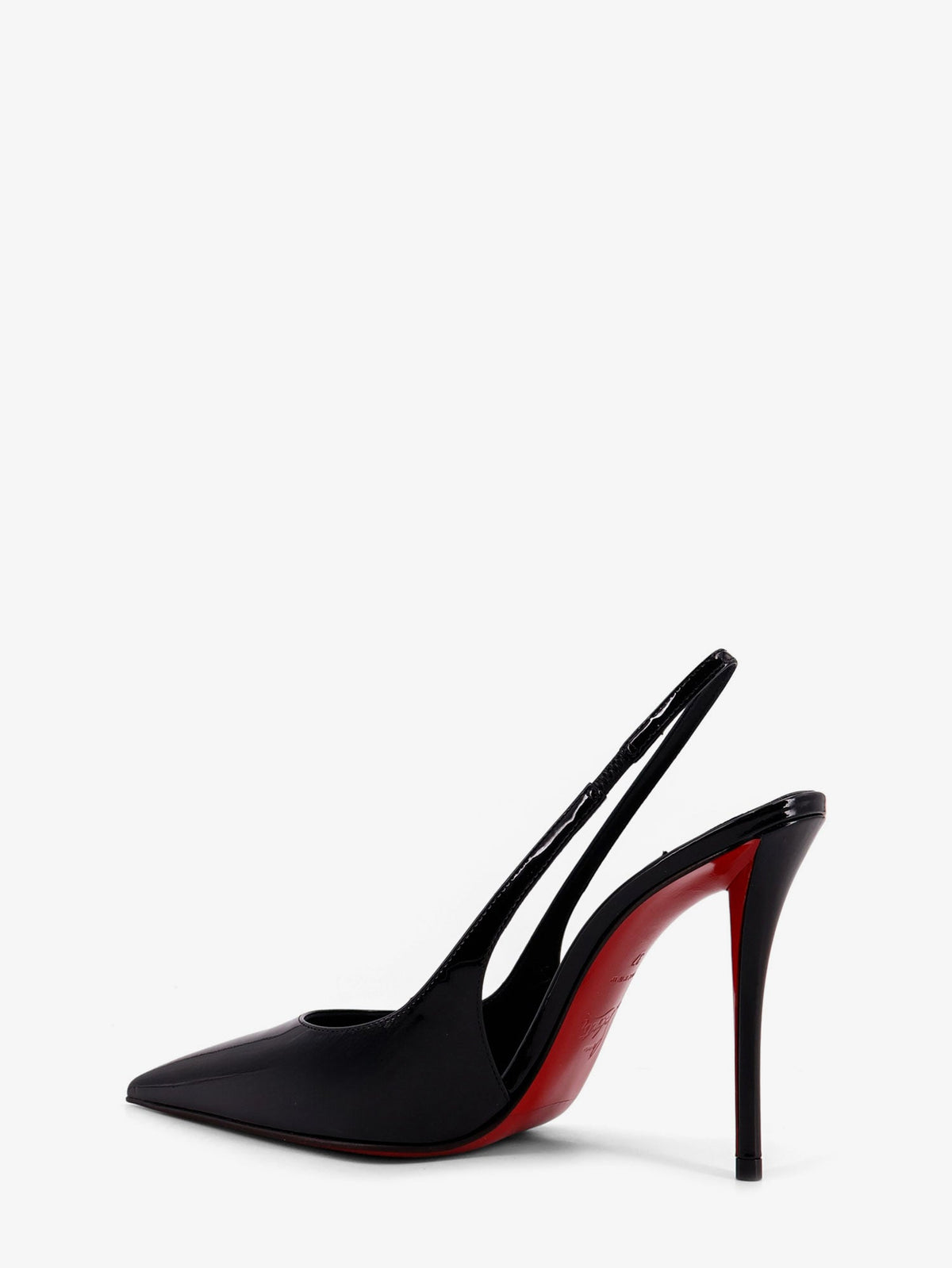 Christian Louboutin Miss Z patent leather slingback décolleté - Black