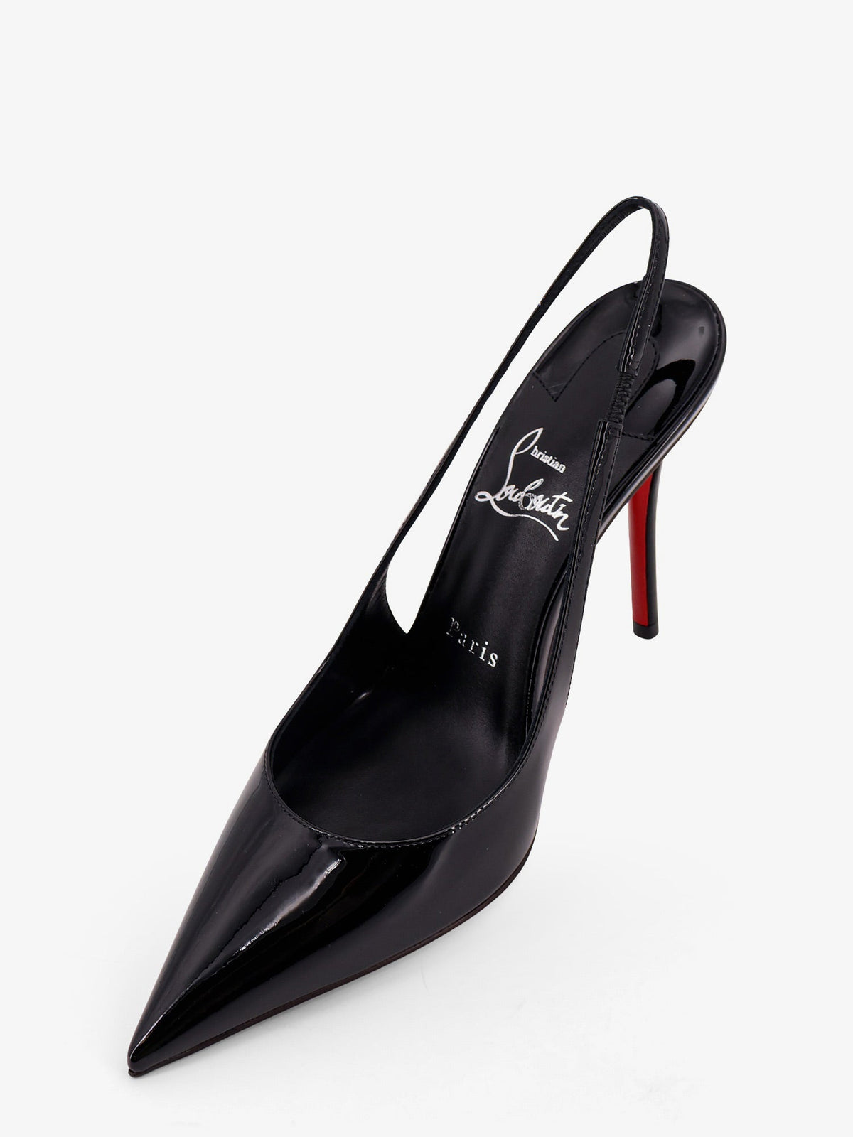 Christian Louboutin Miss Z patent leather slingback décolleté - Black