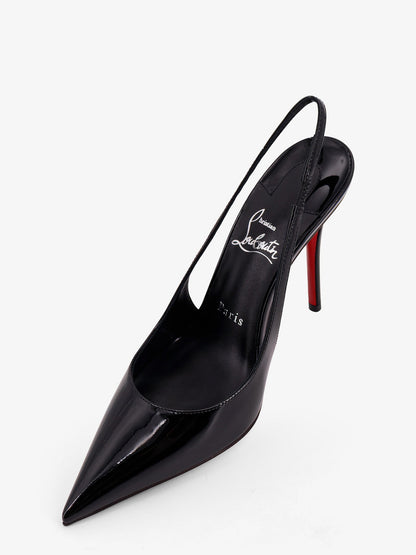 Christian Louboutin Miss Z patent leather slingback décolleté - Black