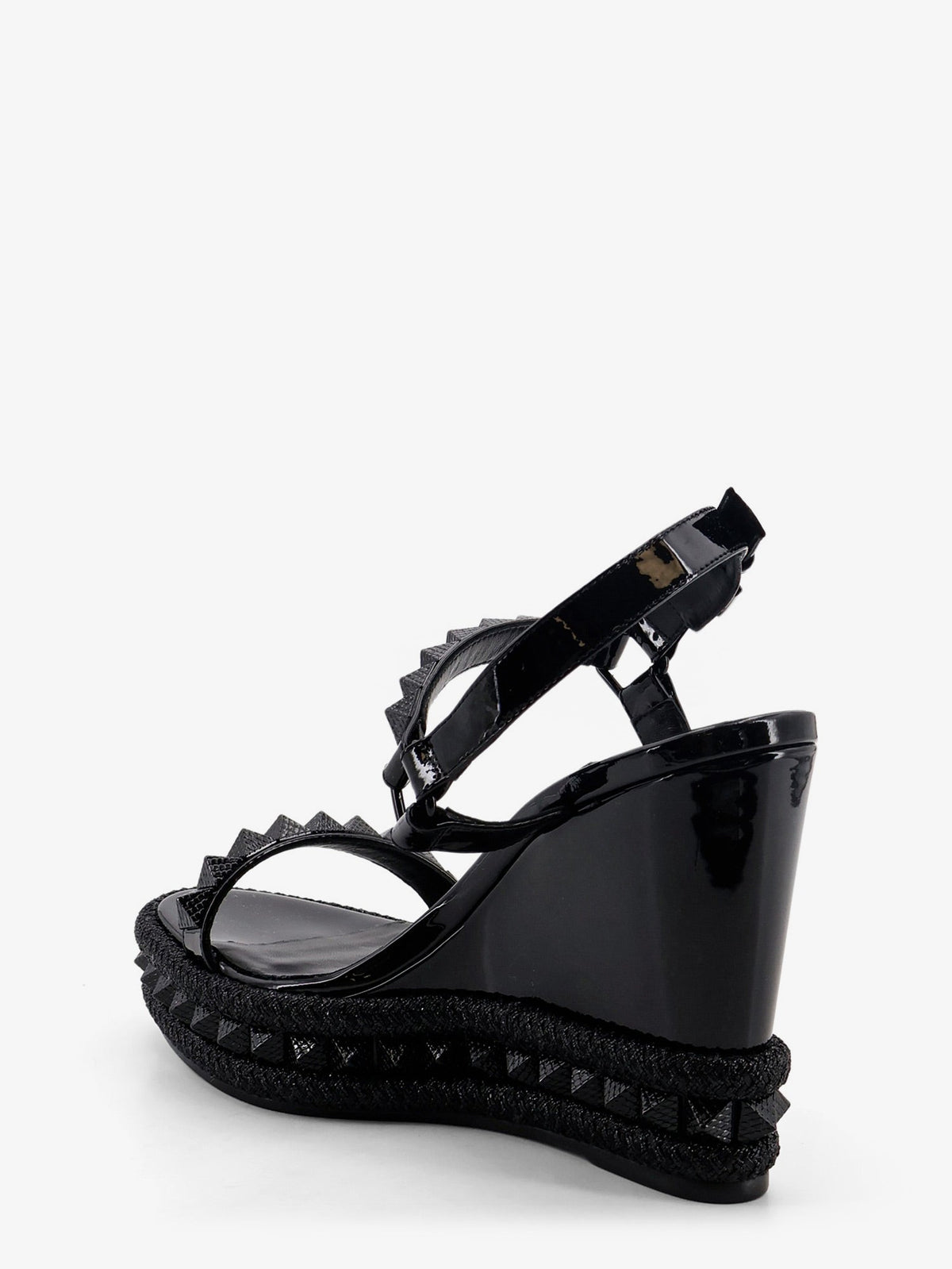 Christian Louboutin Pyra Clou leather sandals - Black