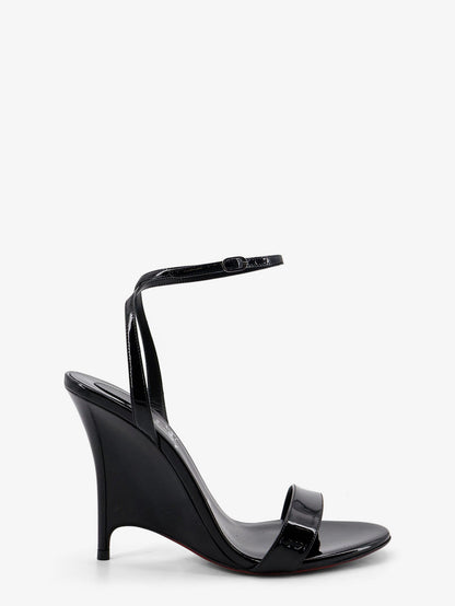 Christian Louboutin Zeezeenella Leather Sandals - Black
