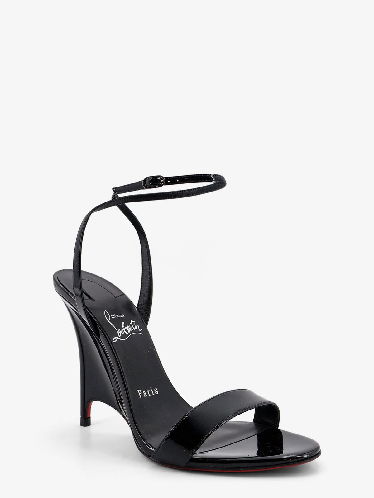 Christian Louboutin Zeezeenella Leather Sandals - Black