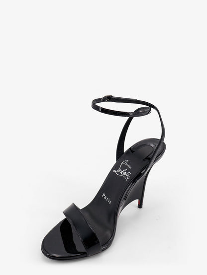 Christian Louboutin Zeezeenella Leather Sandals - Black