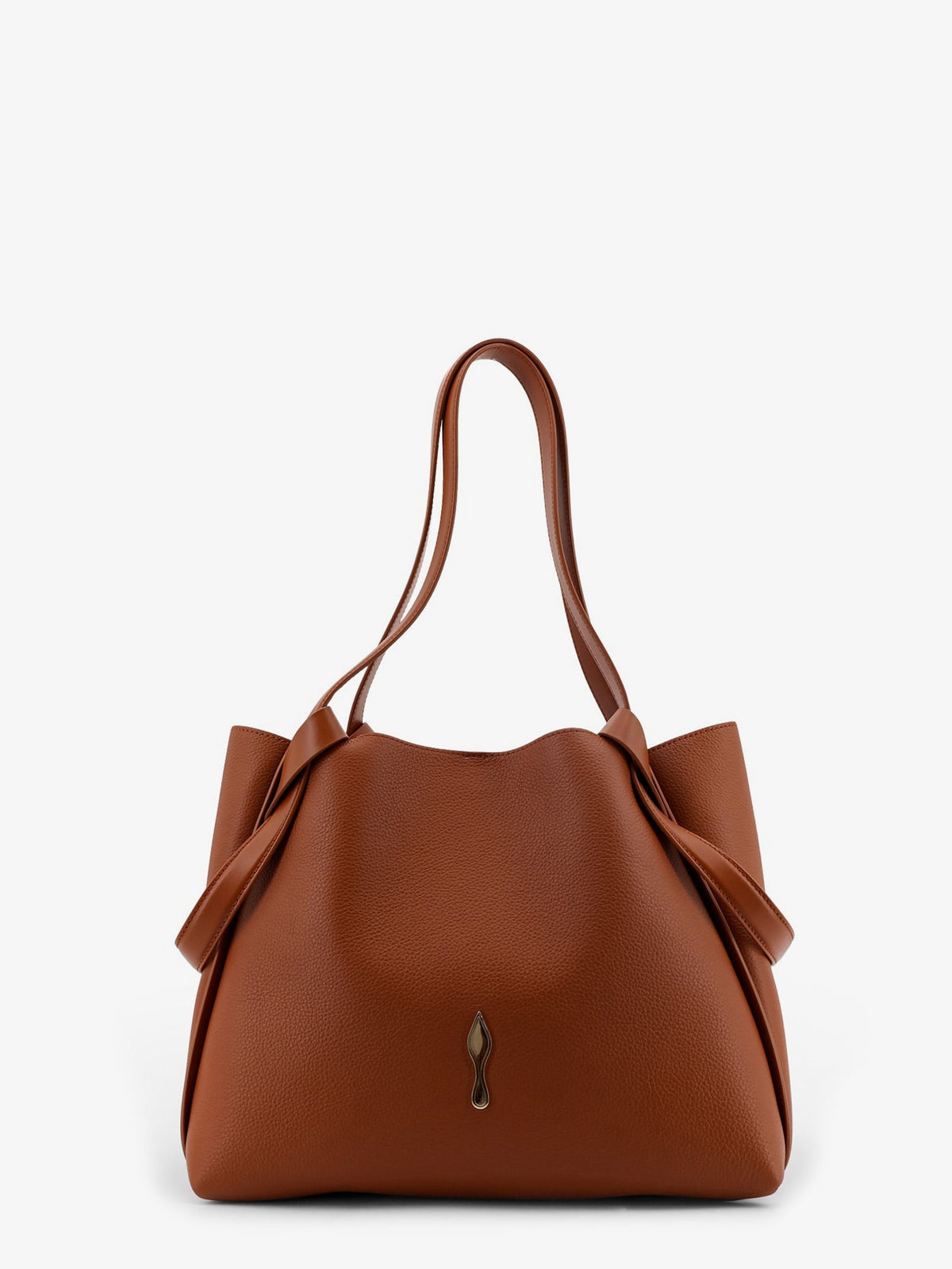 Christian Louboutin Borsa a spalla Bettina Small in pelle - Cuoio