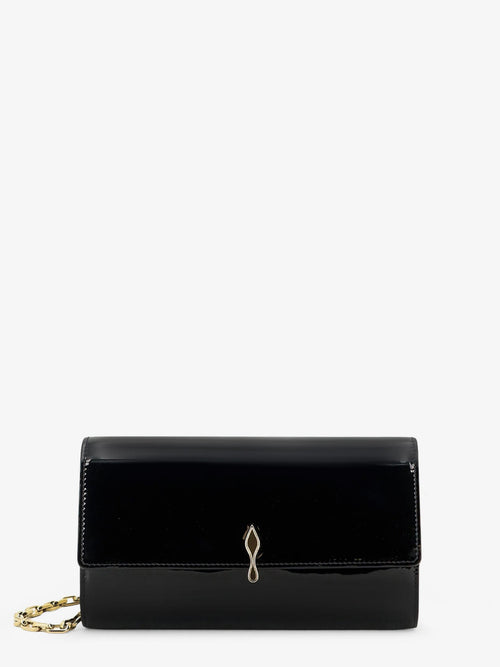 Christian Louboutin Bettina leather crossbody bag/wallet - Black