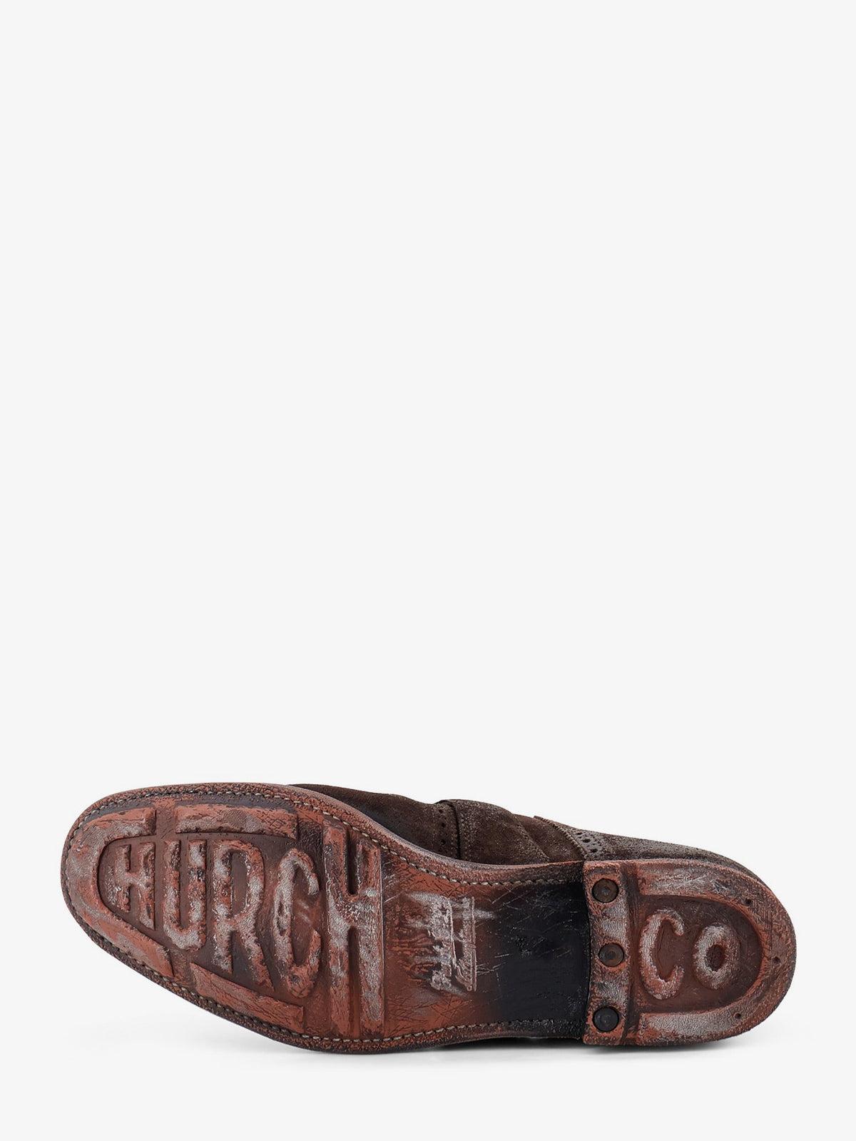 Church's Shanghai loafers in vintage-effect suede - Brown