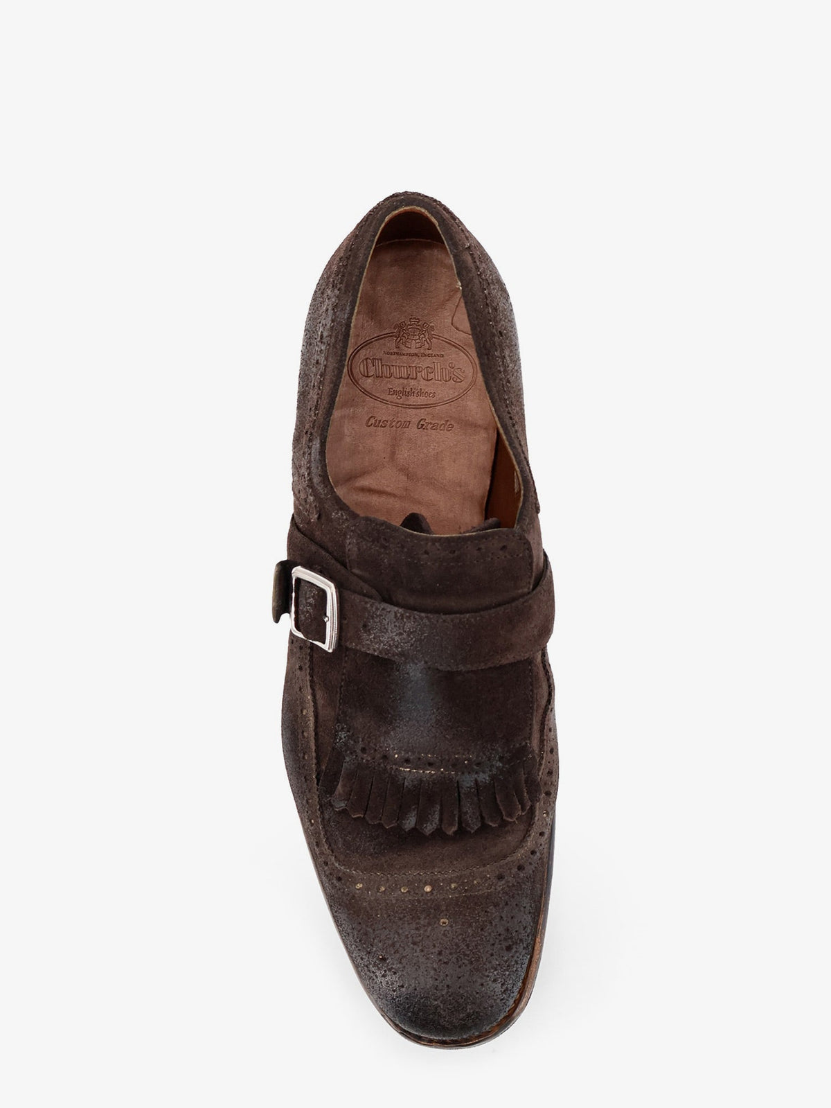 Church's Shanghai loafers in vintage-effect suede - Brown