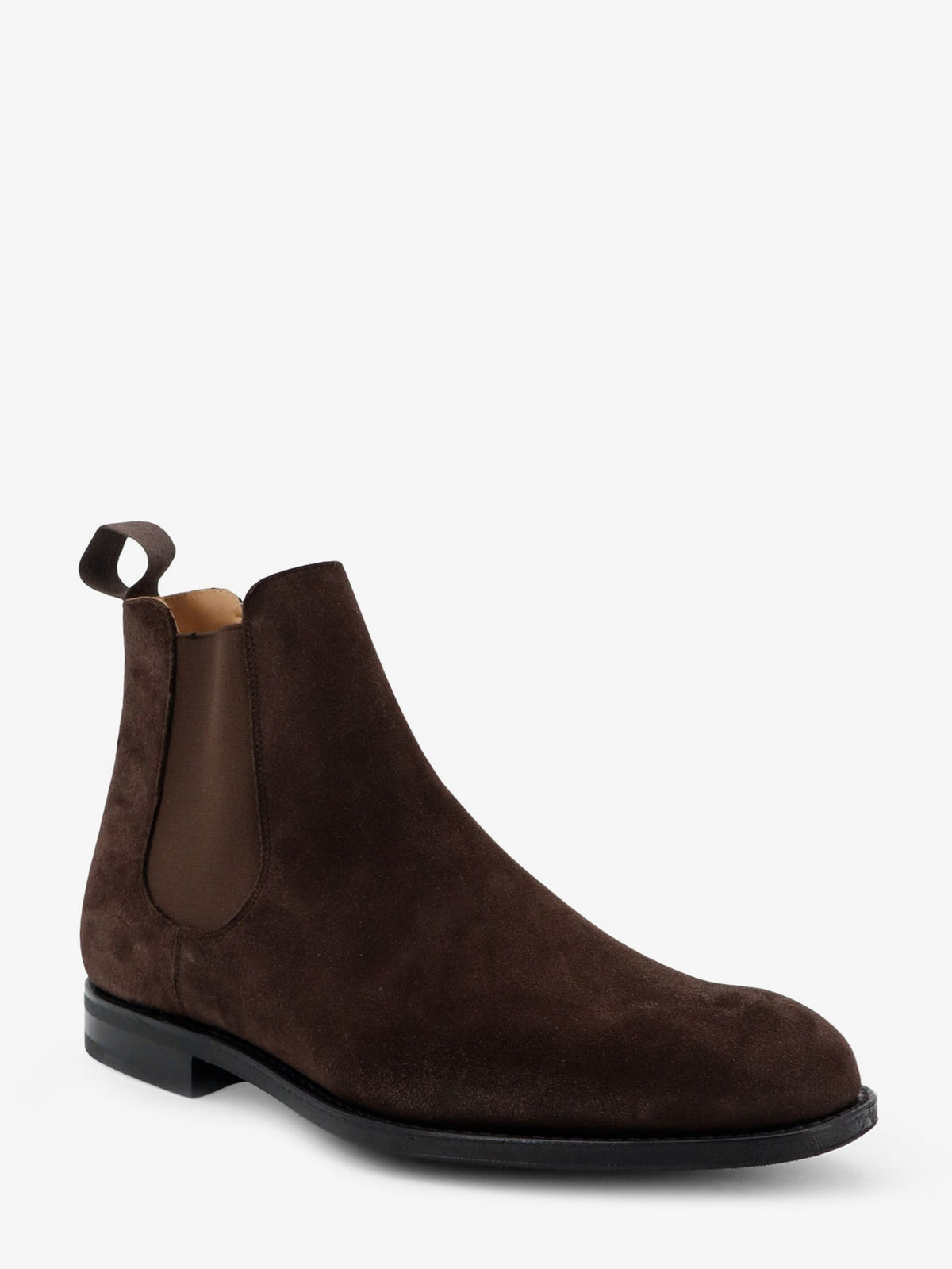 Church's Vintage-effect suede boots - Ebony