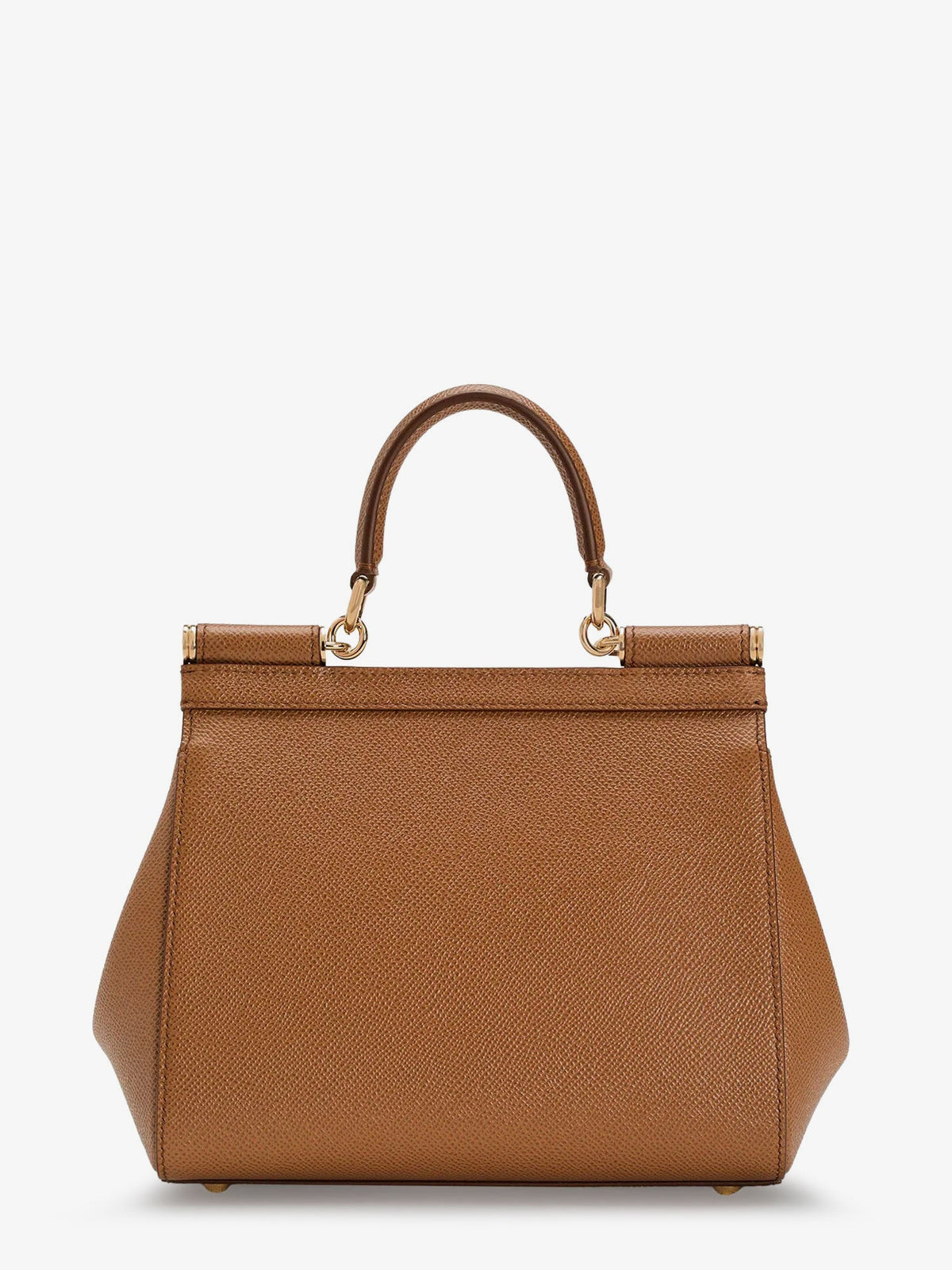 Dolce & Gabbana Sicily Medium Leather shoulder bag - Caramel