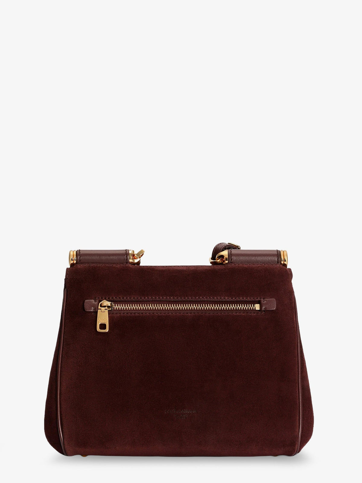 Dolce & Gabbana My Sicily suede handbag - Bordeaux