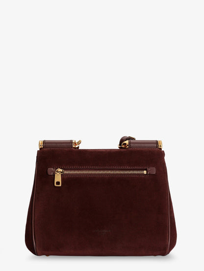 Dolce & Gabbana My Sicily suede handbag - Bordeaux