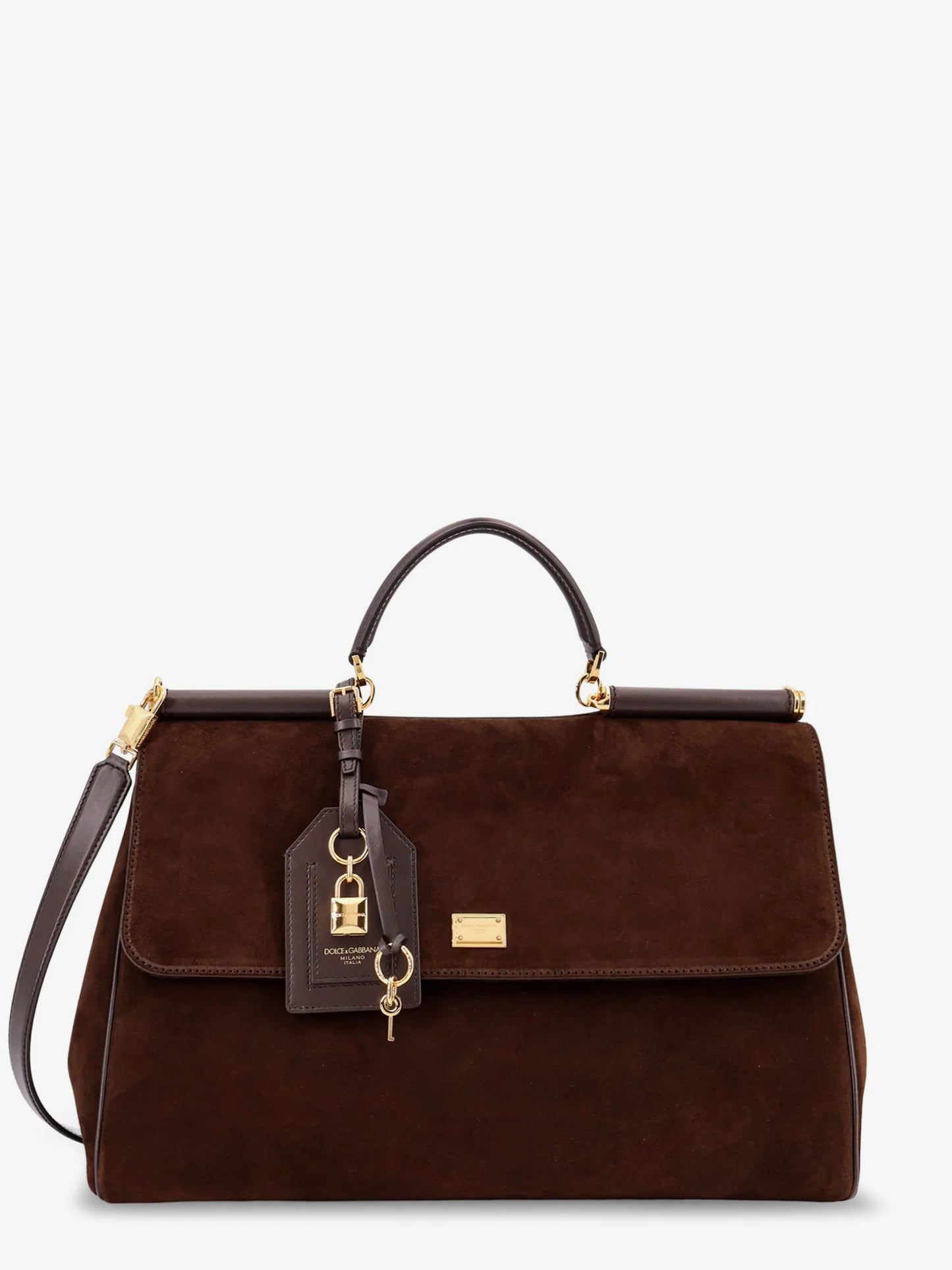 DOLCE & GABBANA - My Sicily suede handbag