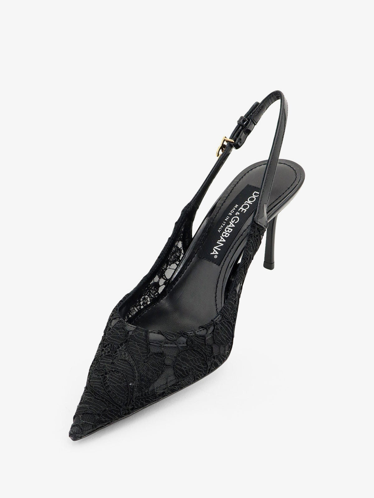 Dolce & Gabbana Lace décolleté - Nero