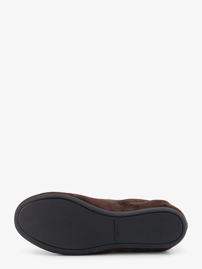 DOLCE & GABBANA - Soft Ballet split-suede sneakers