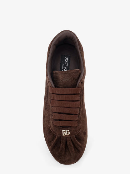 DOLCE & GABBANA - Soft Ballet split-suede sneakers