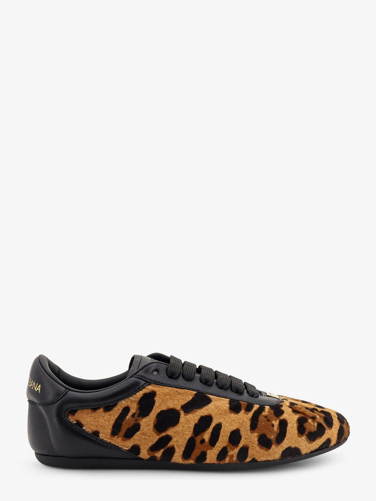 Dolce & Gabbana Ponyskin sneakers with metal DG logo - Leofnaturale