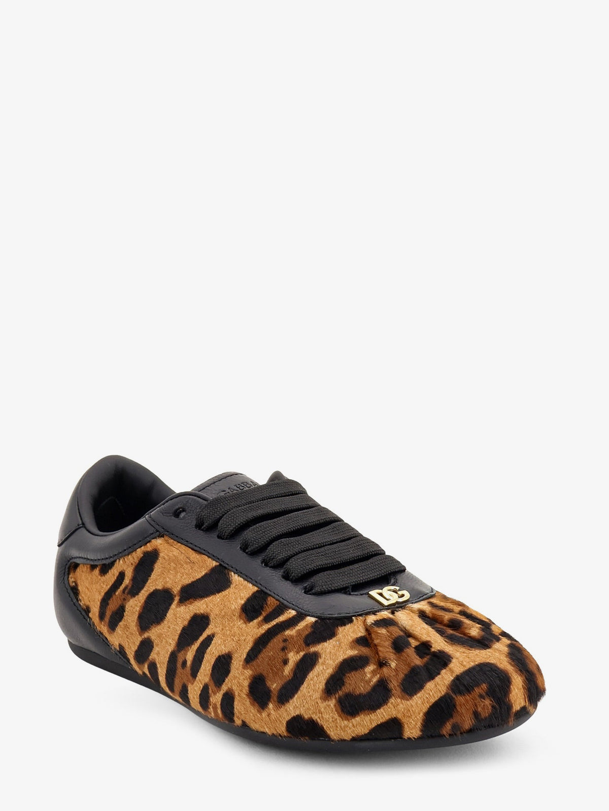 Dolce & Gabbana Ponyskin sneakers with metal DG logo - Leofnaturale