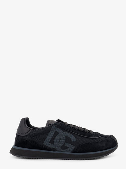 Dolce & Gabbana DG Cushion sneakers in nylon with suede inserts - Neronero