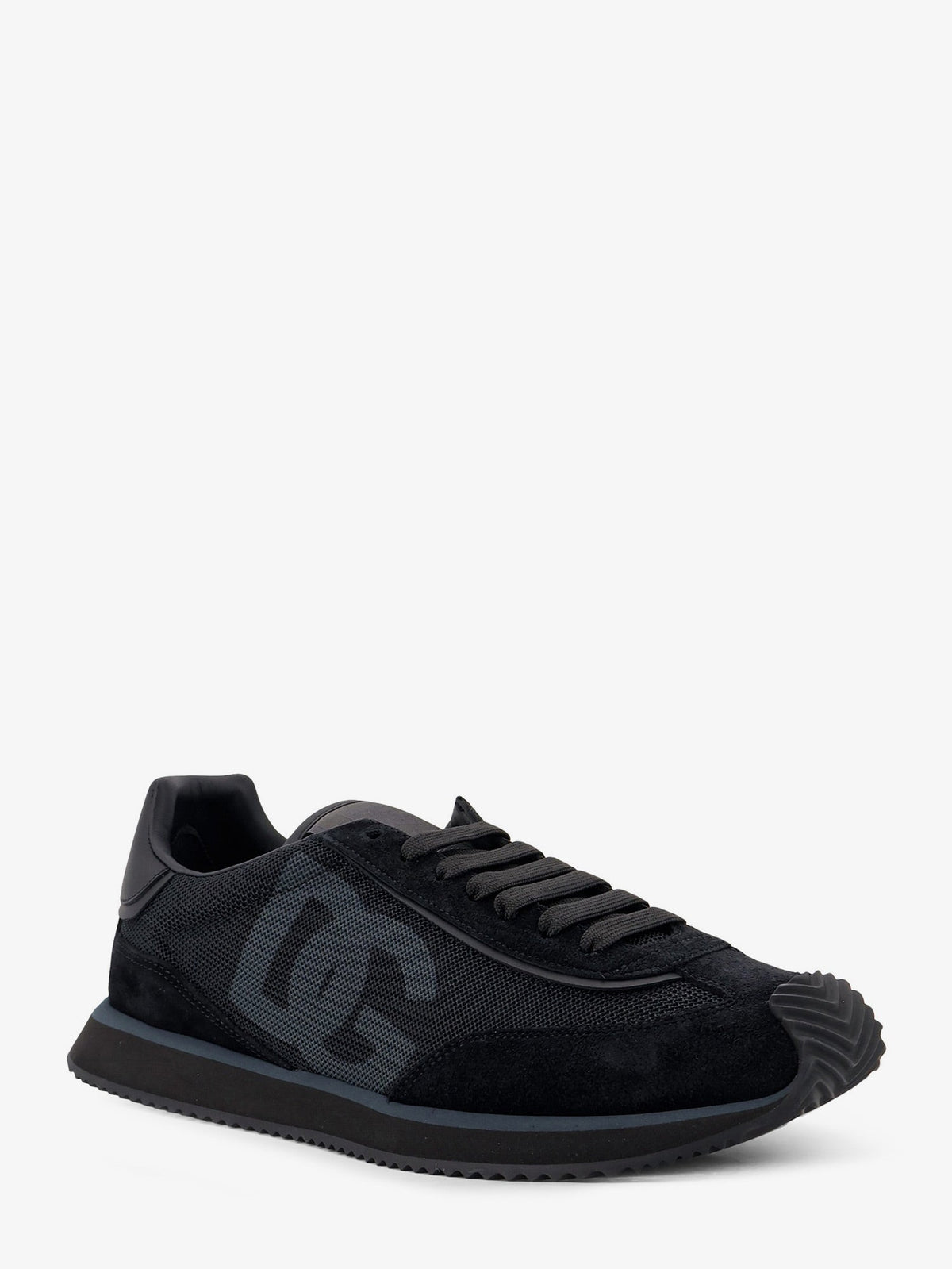 Dolce & Gabbana DG Cushion sneakers in nylon with suede inserts - Neronero