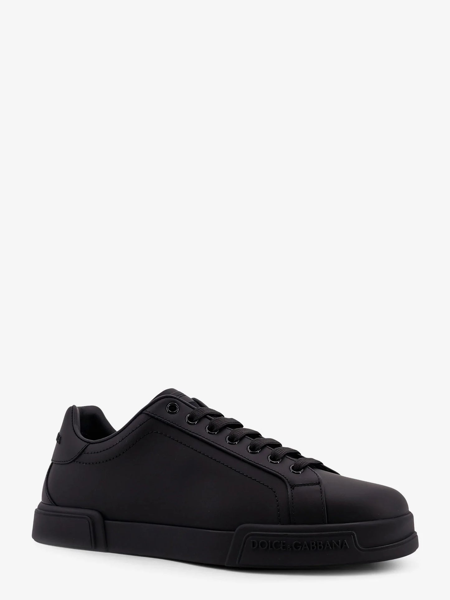 DOLCE & GABBANA - Portofino leather sneakers
