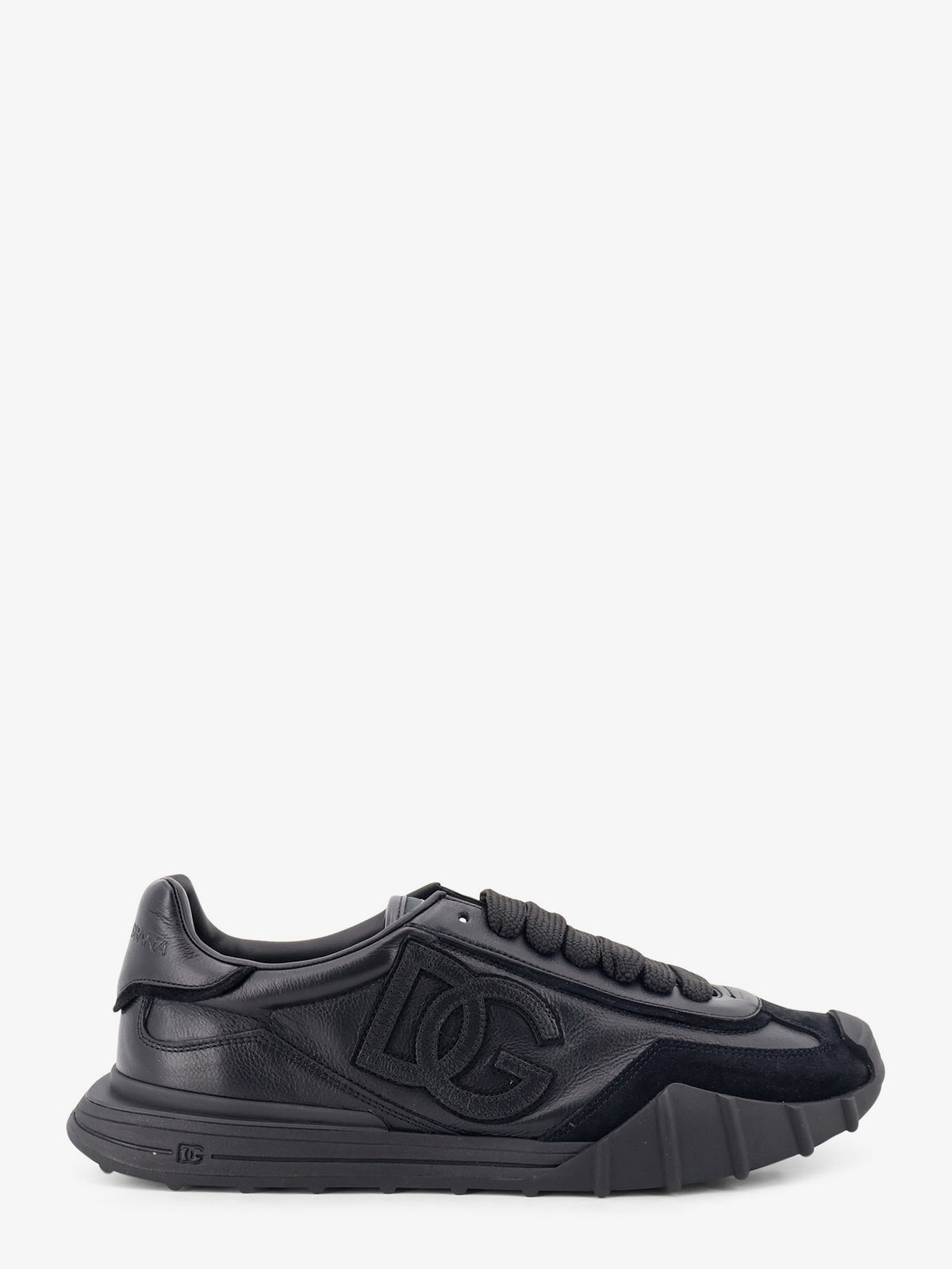 Dolce & Gabbana DG Athletic leather sneakers - Nero/Nero