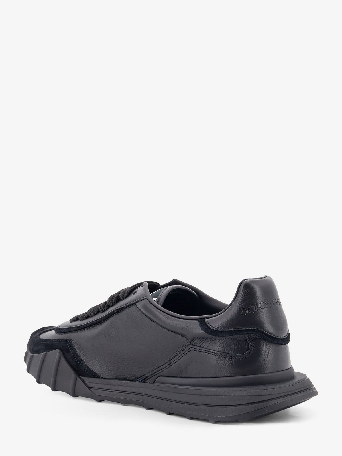 Dolce & Gabbana DG Athletic leather sneakers - Nero/Nero