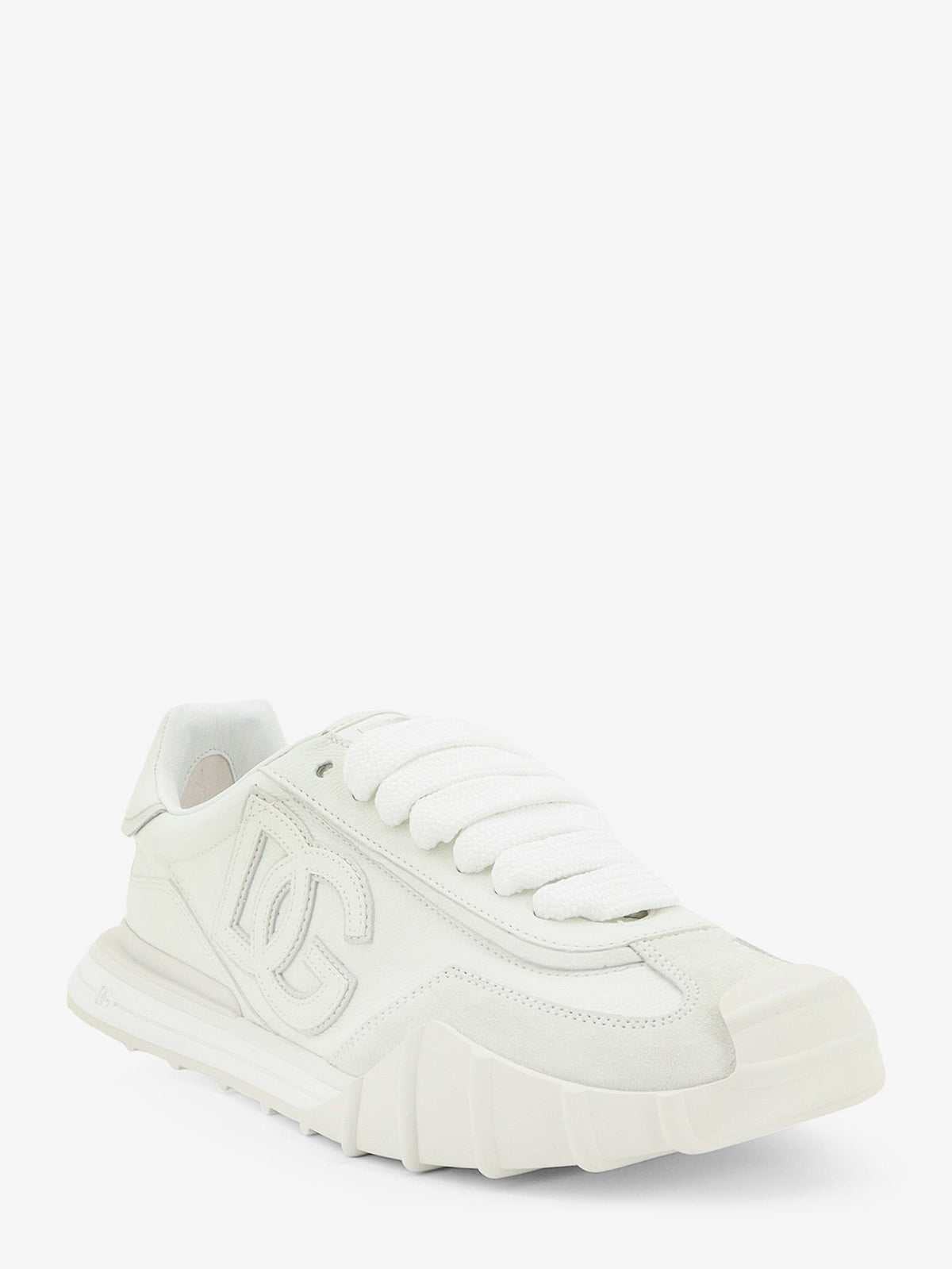 Dolce & Gabbana DG Athletic leather sneakers - Biancoghiaccio