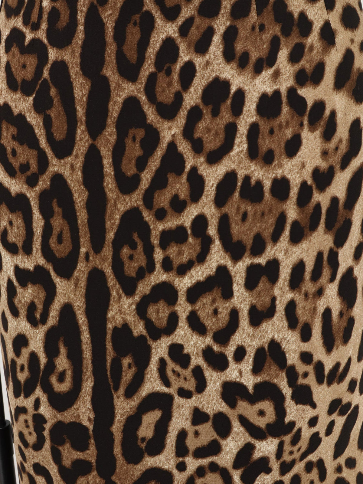 Dolce & Gabbana Stretch viscose longuette skirt with animal print - Leonew