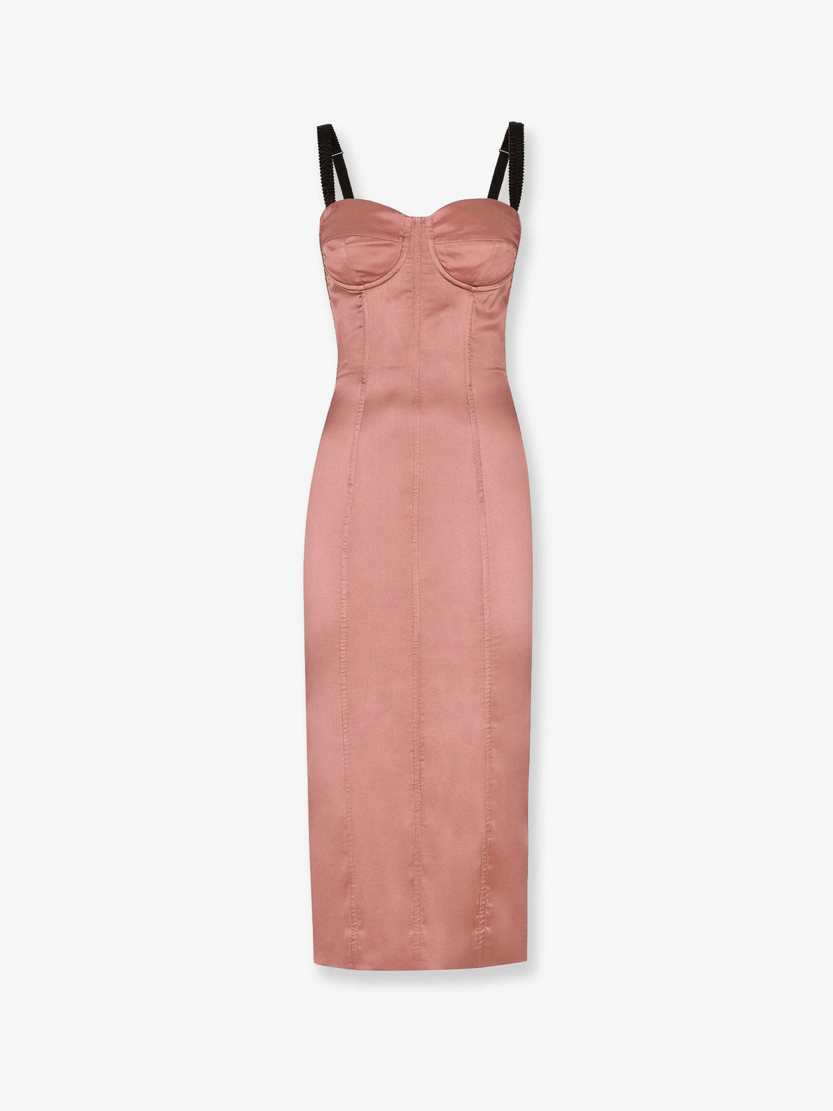 Dolce & Gabbana Stretch satin dress - Rosa Antico