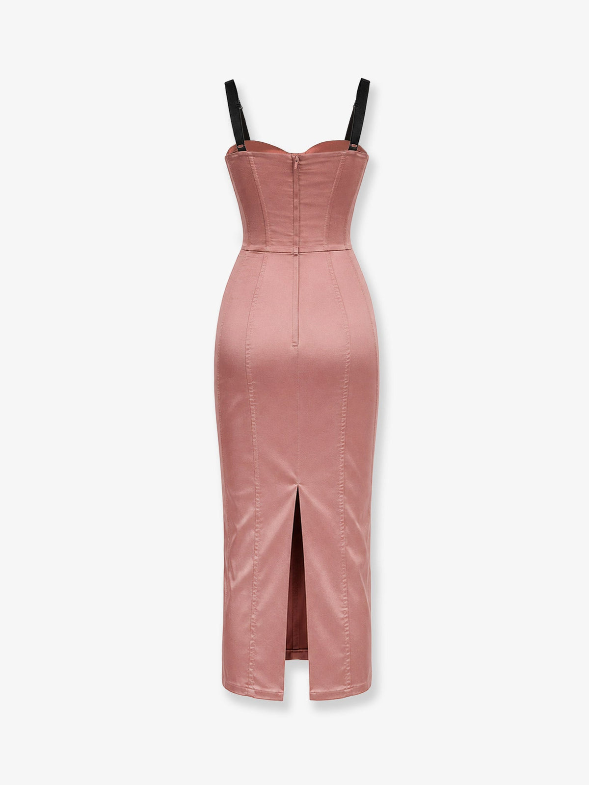Dolce & Gabbana Stretch satin dress - Rosa Antico