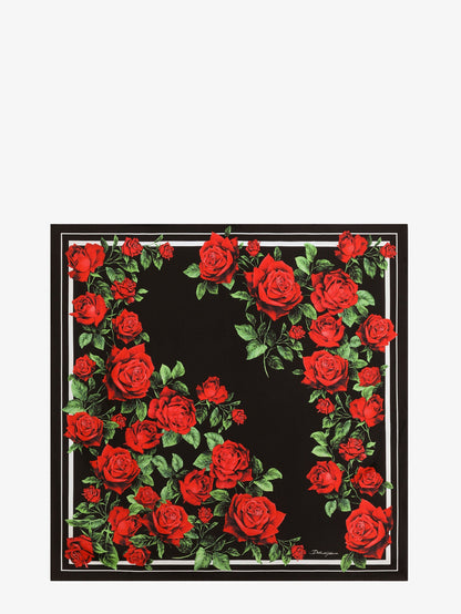 Dolce & Gabbana Silk foulard - Rossonero