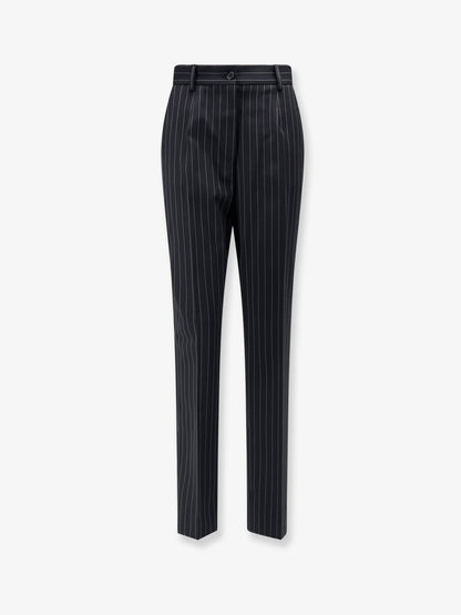 Dolce & Gabbana Pinstriped stretch wool trousers - Rigato