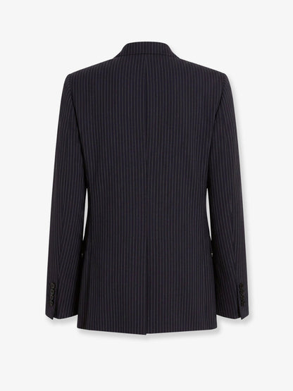 Dolce & Gabbana Martini Light double-breasted pinstriped wool blazer - Rigato