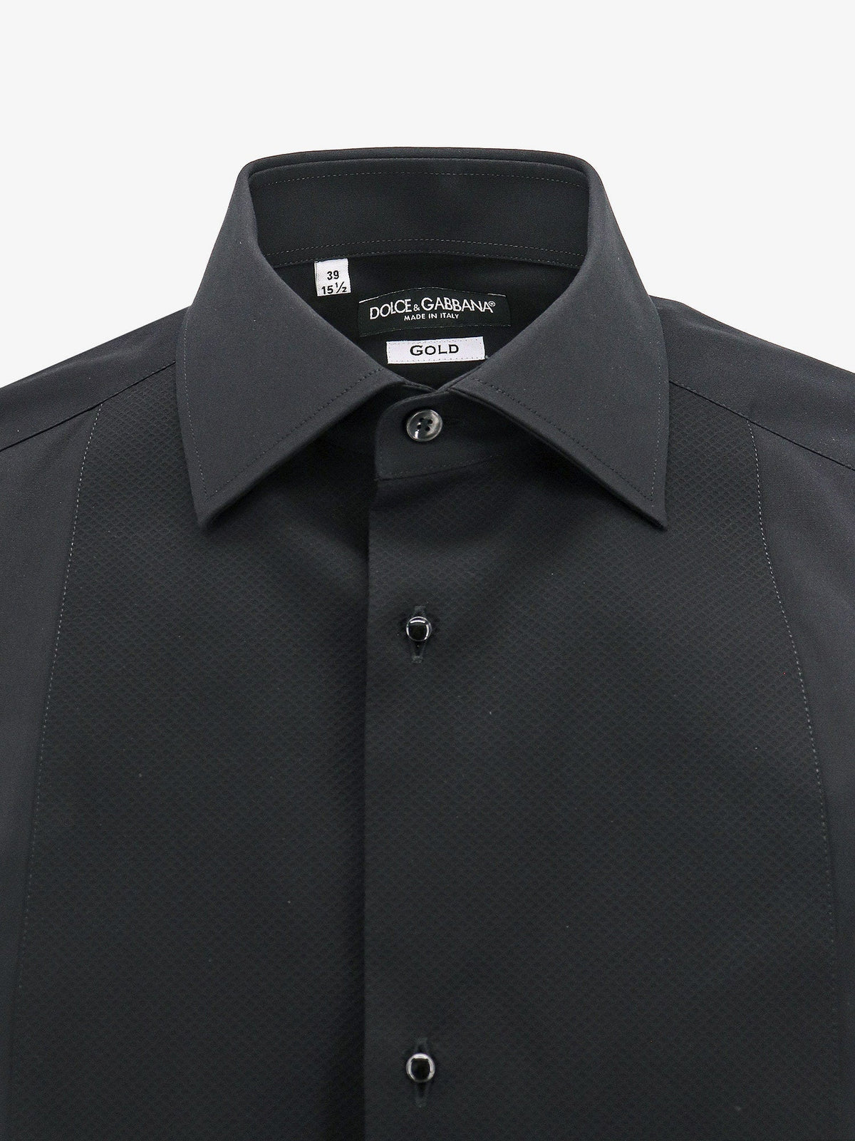 Dolce & Gabbana Gold cotton shirt - Nero