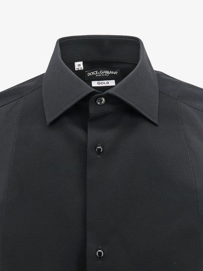 Dolce & Gabbana Gold cotton shirt - Nero