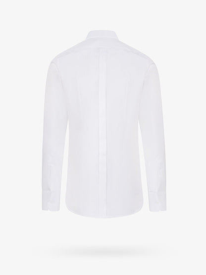 Dolce & Gabbana Gold cotton shirt - Bianco Ottico